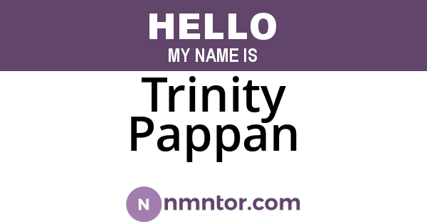Trinity Pappan