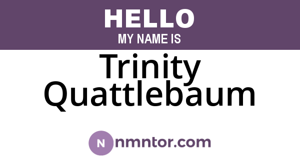 Trinity Quattlebaum
