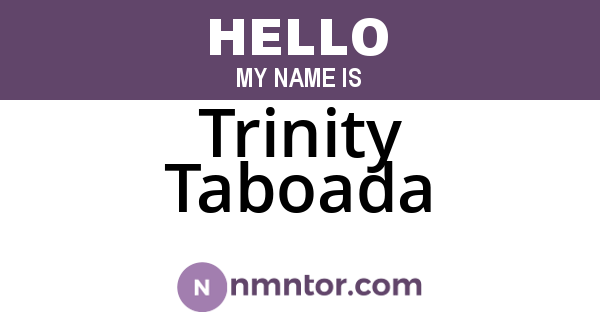 Trinity Taboada