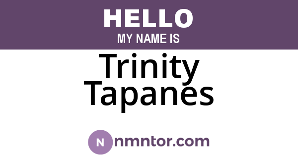 Trinity Tapanes