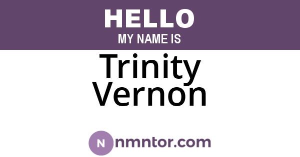 Trinity Vernon