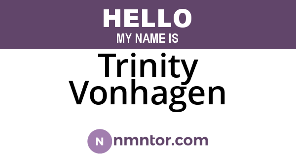 Trinity Vonhagen