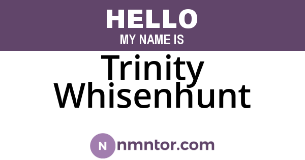 Trinity Whisenhunt