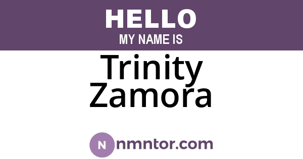Trinity Zamora