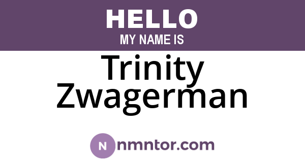 Trinity Zwagerman