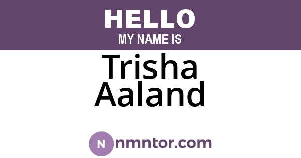 Trisha Aaland