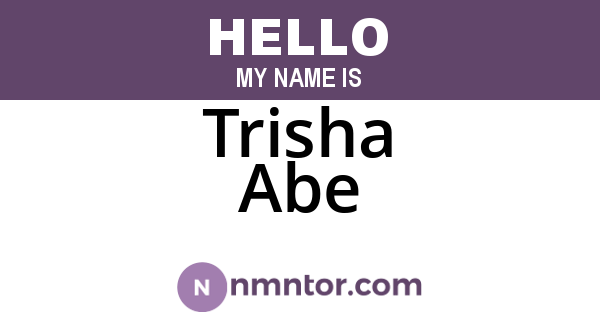 Trisha Abe