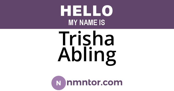 Trisha Abling