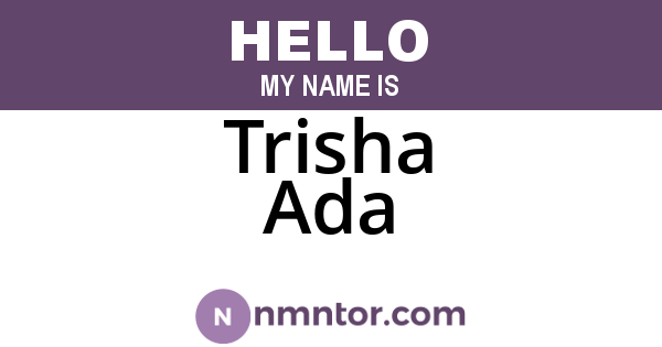 Trisha Ada