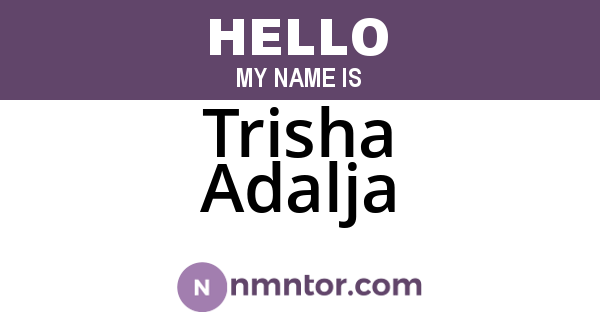 Trisha Adalja