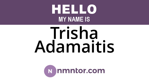 Trisha Adamaitis
