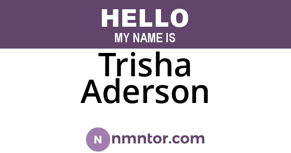 Trisha Aderson