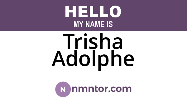 Trisha Adolphe