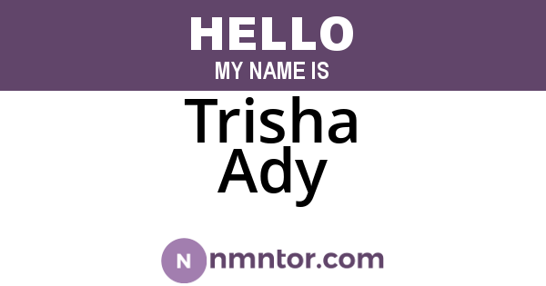 Trisha Ady