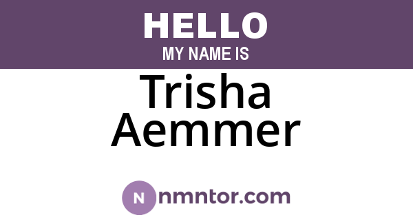 Trisha Aemmer