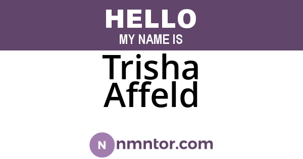 Trisha Affeld