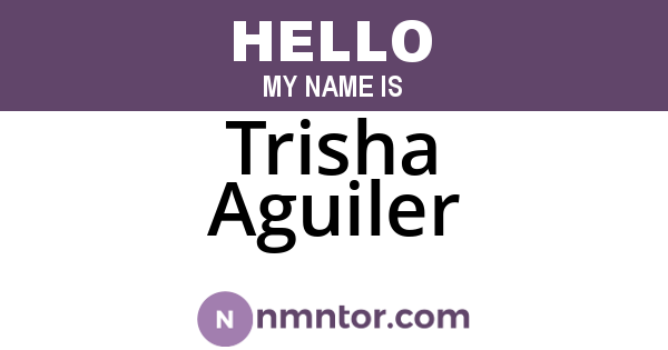 Trisha Aguiler