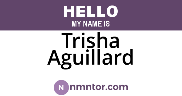 Trisha Aguillard