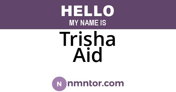 Trisha Aid