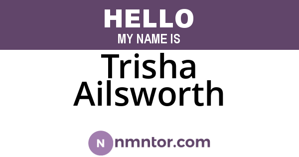 Trisha Ailsworth