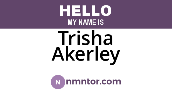 Trisha Akerley