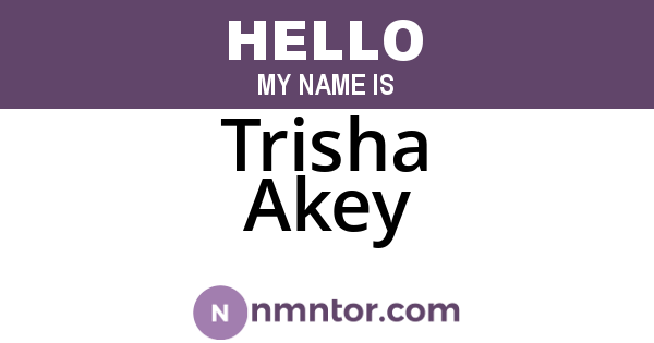 Trisha Akey