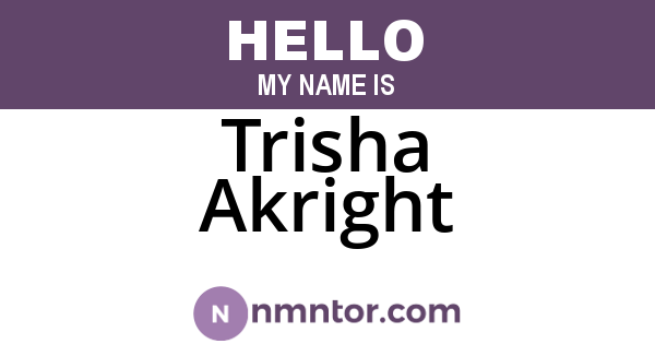 Trisha Akright