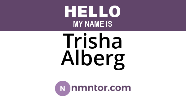 Trisha Alberg