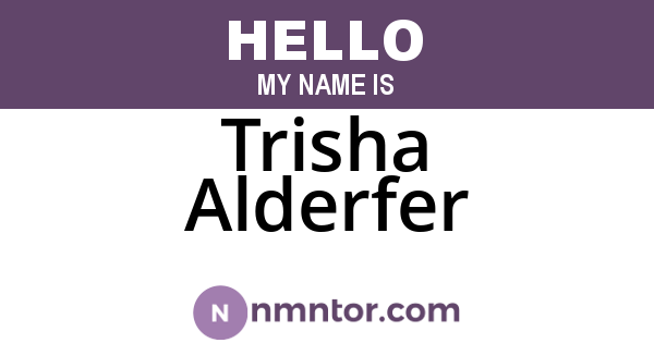Trisha Alderfer
