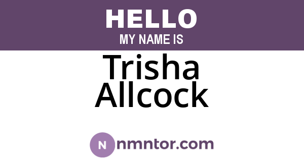 Trisha Allcock
