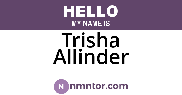 Trisha Allinder