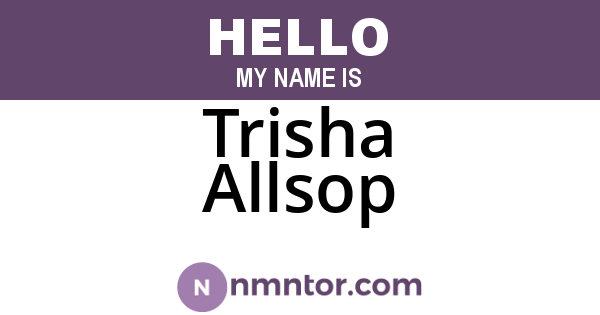 Trisha Allsop