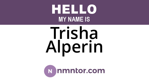Trisha Alperin