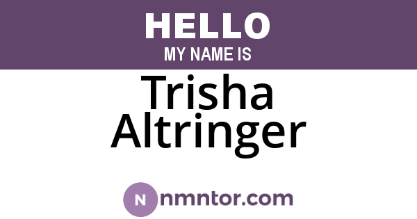 Trisha Altringer