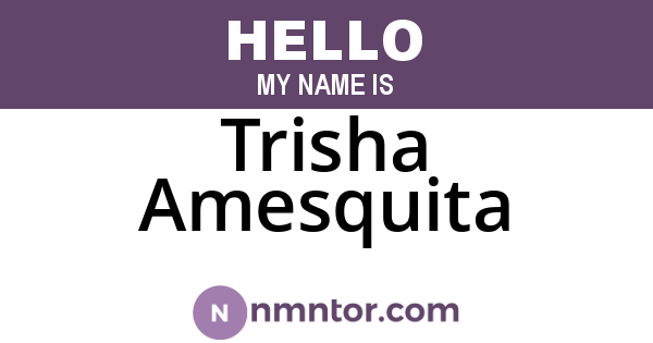 Trisha Amesquita