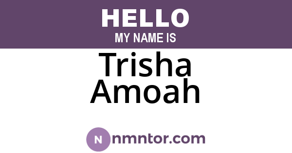 Trisha Amoah