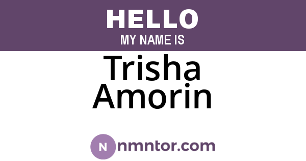 Trisha Amorin