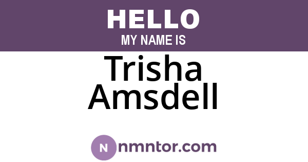 Trisha Amsdell