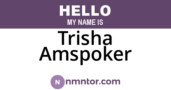 Trisha Amspoker