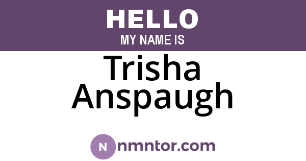 Trisha Anspaugh