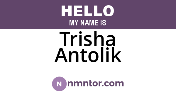 Trisha Antolik