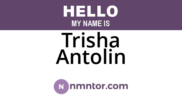 Trisha Antolin