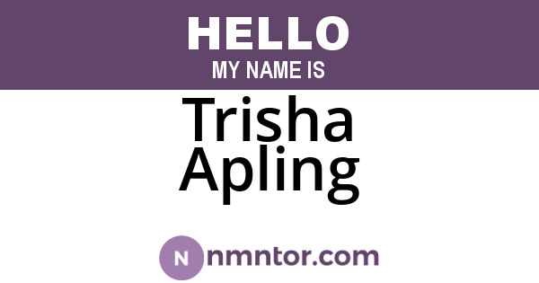 Trisha Apling