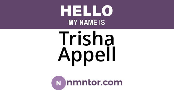 Trisha Appell