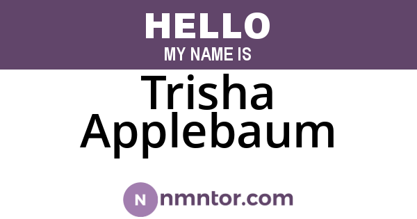 Trisha Applebaum