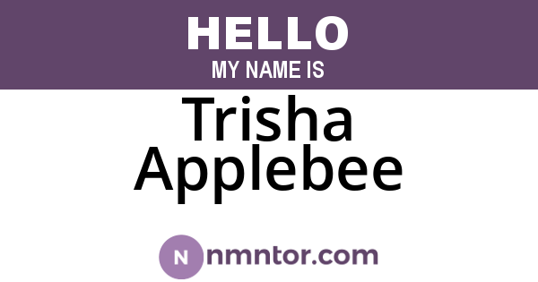 Trisha Applebee