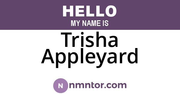 Trisha Appleyard
