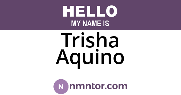 Trisha Aquino