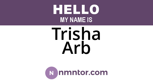 Trisha Arb