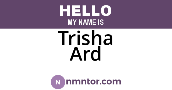 Trisha Ard
